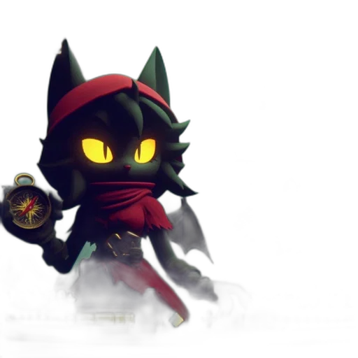 creature, staff, mask, weapon transparent PNG cut-out