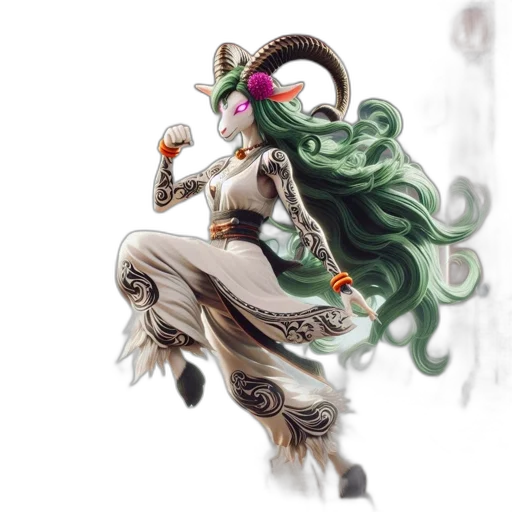 staff, dragon, weapon, hair transparent PNG cut-out