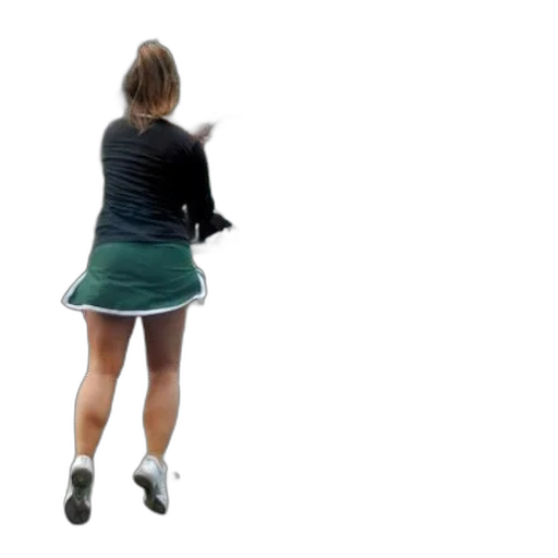 dress, jacket, staff, shoes transparent PNG cut-out