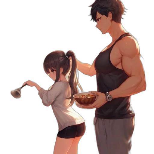 weapon, food, staff, anime transparent PNG cut-out