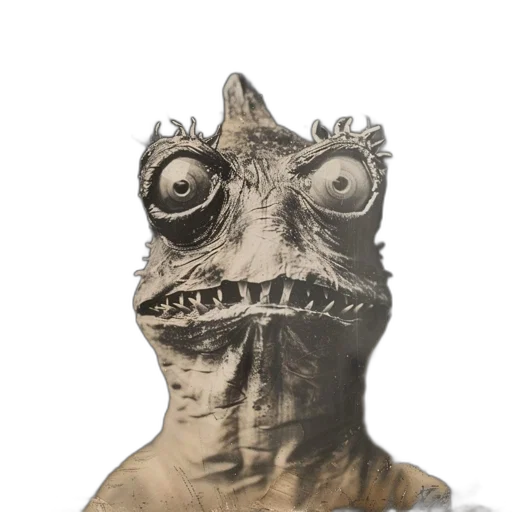creature, mask, face, dragon transparent PNG cut-out