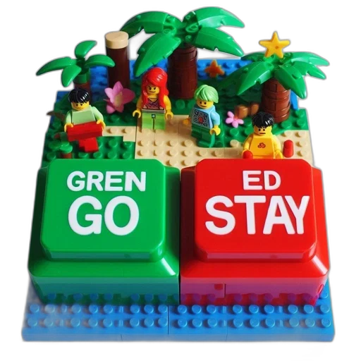 3d render, forest, beach, green transparent PNG cut-out