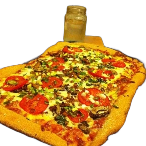 food, 3d render, photorealistic, rectangular transparent PNG cut-out