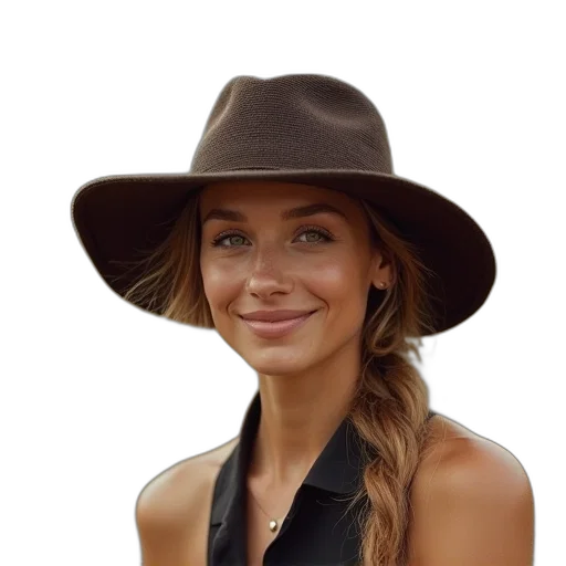 hat, staff, face, jewelry transparent PNG cut-out