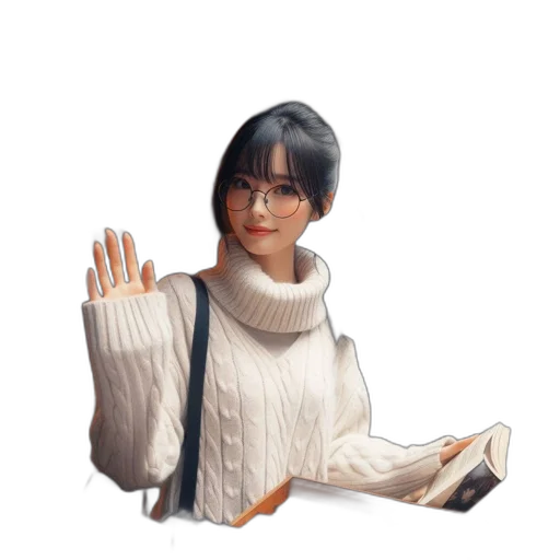 staff, robot, jacket, face transparent PNG cut-out
