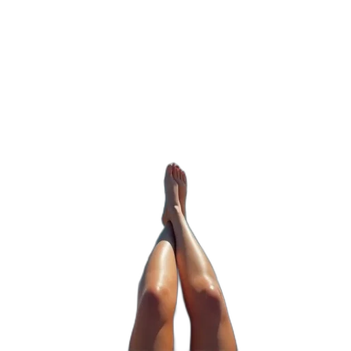 shoes, hair, dress, staff transparent PNG cut-out