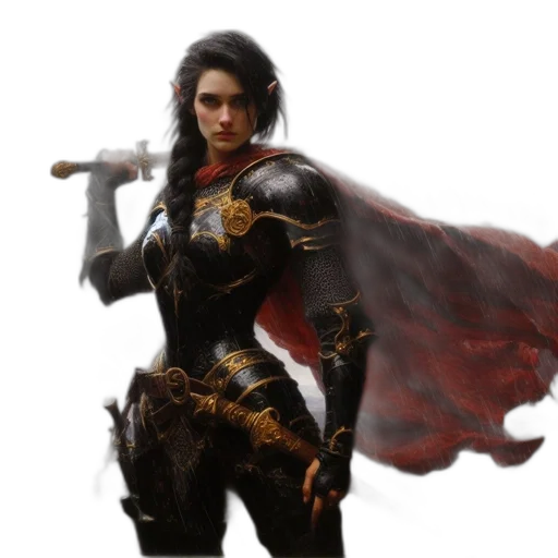 sword, weapon, fantasy art, concept art transparent PNG cut-out