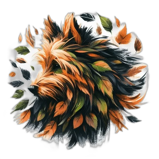 hair, flower, animal, mask transparent PNG cut-out