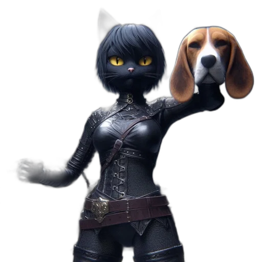 mask, animal, staff, creature transparent PNG cut-out