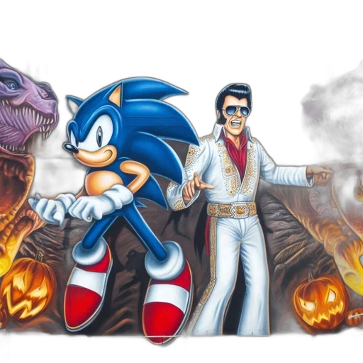 concept art, comic book art, pixel art, cartoon transparent PNG cut-out