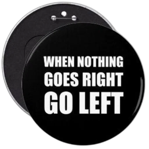 black, button, white, text transparent PNG cut-out