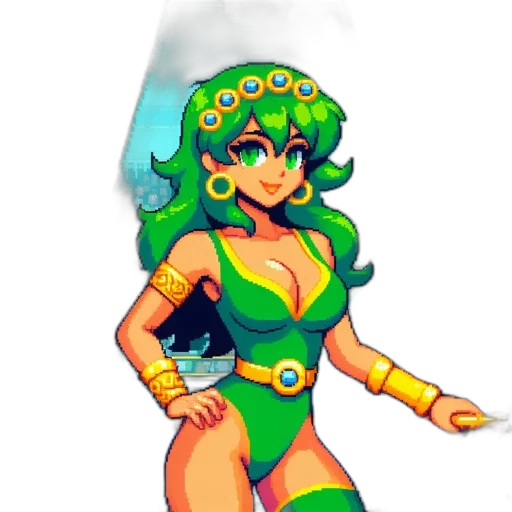 dress, pixel art, concept art, fantasy art transparent PNG cut-out