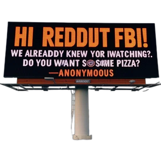 digital, billboard, highway, humorously transparent PNG cut-out