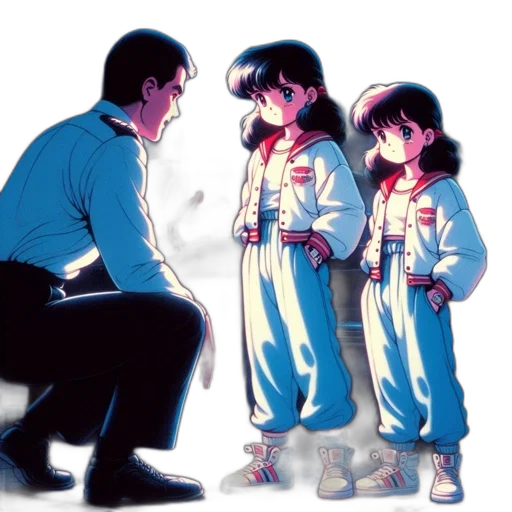 concept art, vaporwave, anime, pixel art transparent PNG cut-out