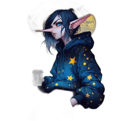 staff, dragon, mask, jacket transparent PNG cut-out