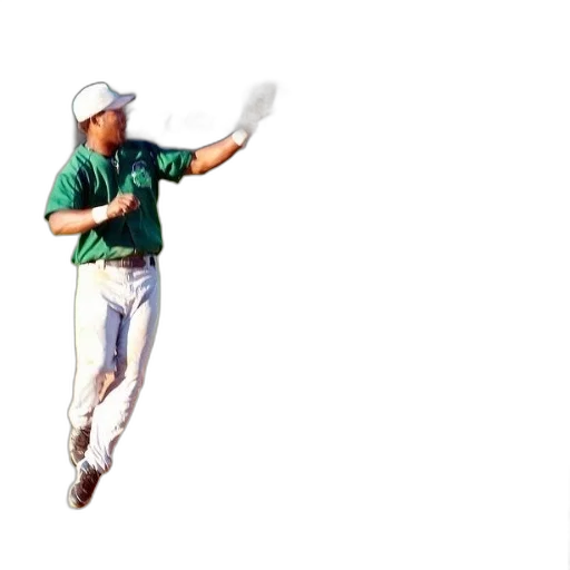 staff, baseball, player, wearing transparent PNG cut-out