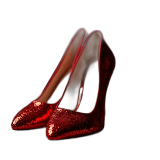 shoes, 3d render, photorealistic, red transparent PNG cut-out