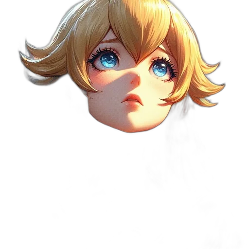 face, mask, hair, staff transparent PNG cut-out