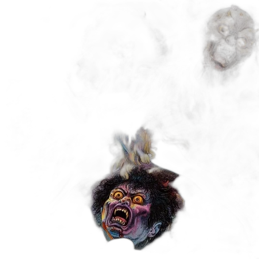 creature, mask, animal, staff transparent PNG cut-out