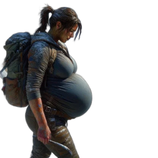 concept art, 3d render, photorealistic, woman transparent PNG cut-out