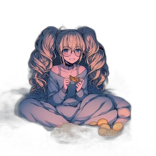 creature, dress, hair, mask transparent PNG cut-out
