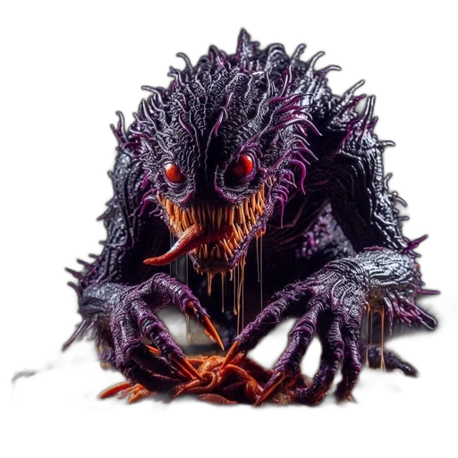 creature, mask, dragon, hair transparent PNG cut-out