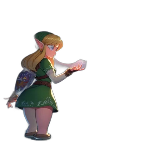 staff, dress, hat, mask transparent PNG cut-out