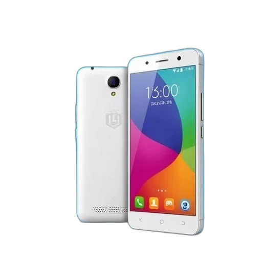 white, smartphone, colorful, screen transparent PNG cut-out