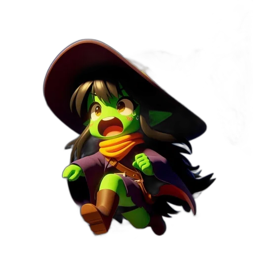 staff, hat, mask, creature transparent PNG cut-out