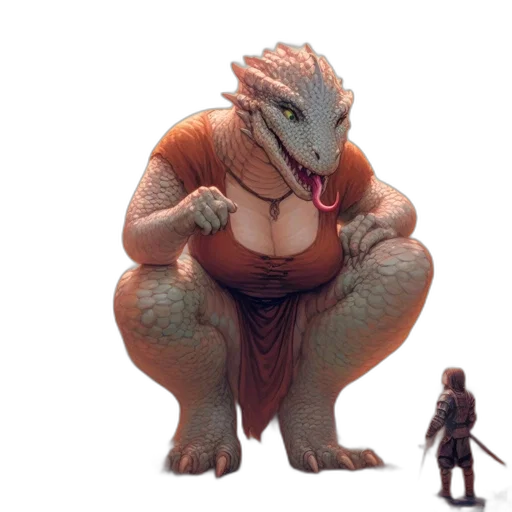 creature, dragon, animal, concept art transparent PNG cut-out