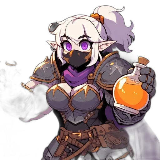 weapon, mask, robot, staff transparent PNG cut-out
