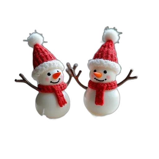 3d render, snow, christmas, accessories transparent PNG cut-out