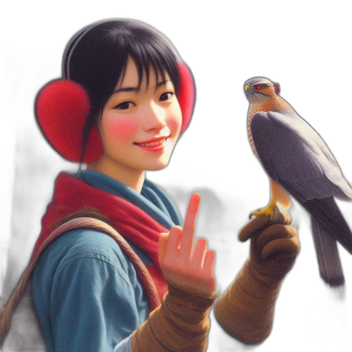 staff, face, animal, weapon transparent PNG cut-out