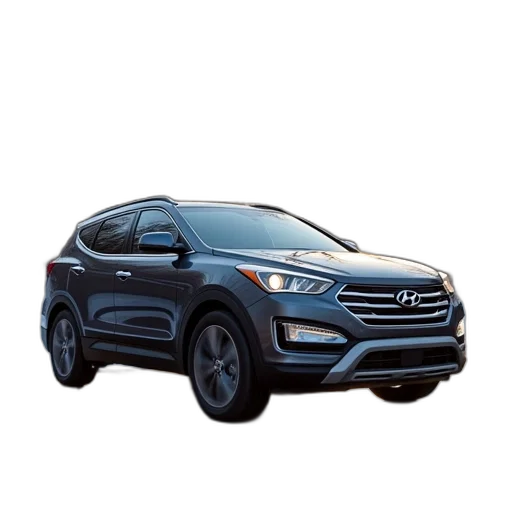 car, 2017, hyundai, santa transparent PNG cut-out