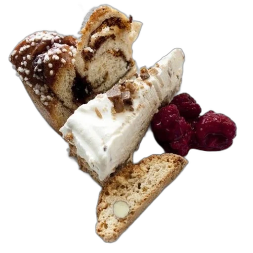 food, plate, cinnamon, roll transparent PNG cut-out