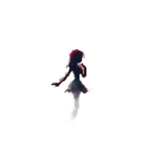 dress, hair, creature, robot transparent PNG cut-out