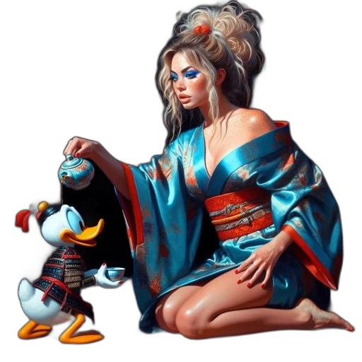 dress, jewelry, oil painting, pixel art transparent PNG cut-out