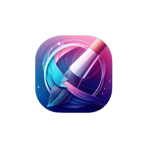 weapon, 3d render, vaporwave, colorful transparent PNG cut-out