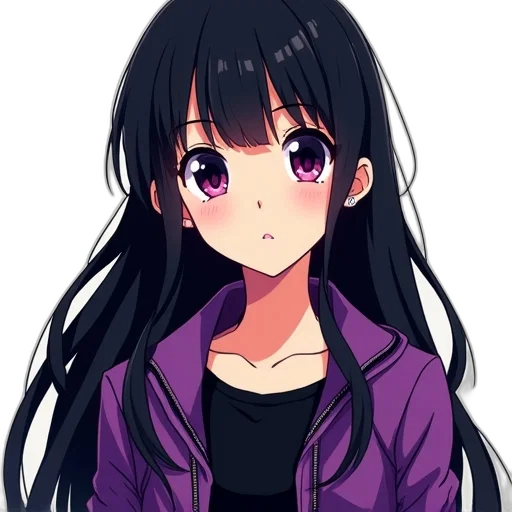 jacket, face, staff, hair transparent PNG cut-out