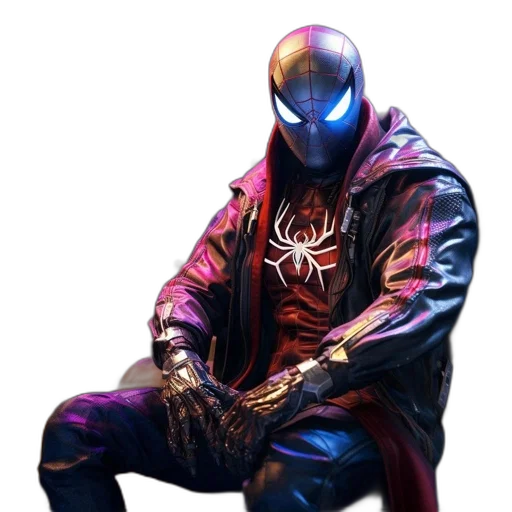 jacket, mask, weapon, concept art transparent PNG cut-out
