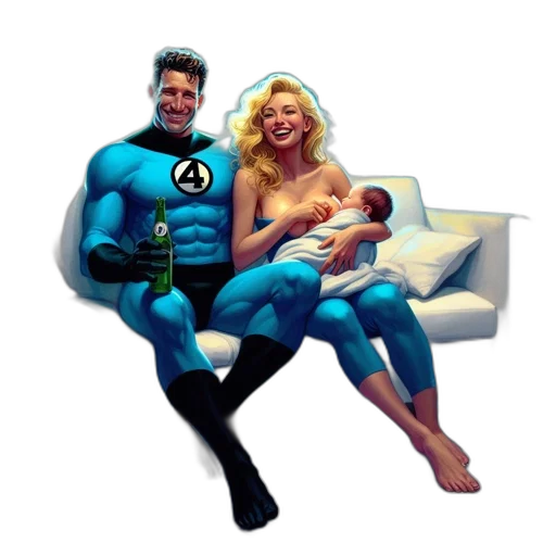 comic book art, concept art, pixel art, 3d render transparent PNG cut-out