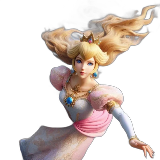 dress, concept art, 3d render, fantasy art transparent PNG cut-out