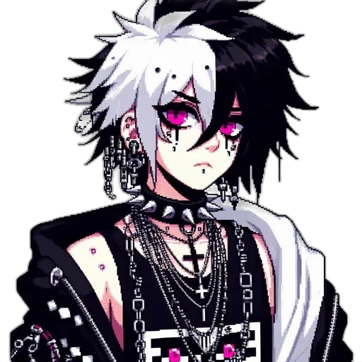 creature, jacket, mask, jewelry transparent PNG cut-out
