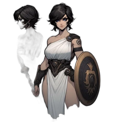 dress, staff, weapon, concept art transparent PNG cut-out