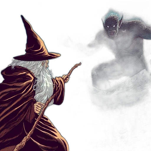 concept art, fantasy art, comic book art, photorealistic transparent PNG cut-out