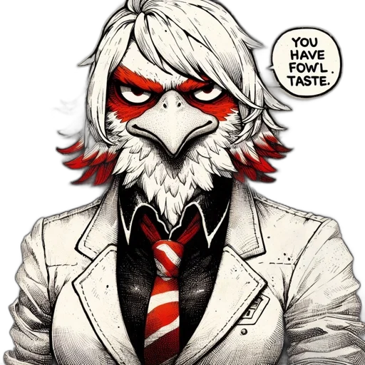 mask, jacket, comic book art, cartoon transparent PNG cut-out