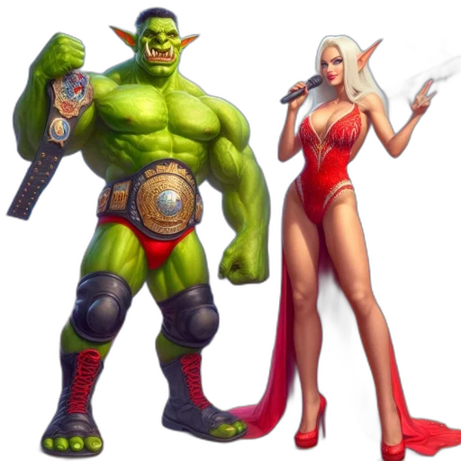 concept art, comic book art, fantasy art, pixel art transparent PNG cut-out