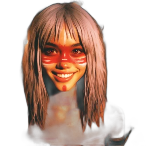 face, mask, creature, robot transparent PNG cut-out