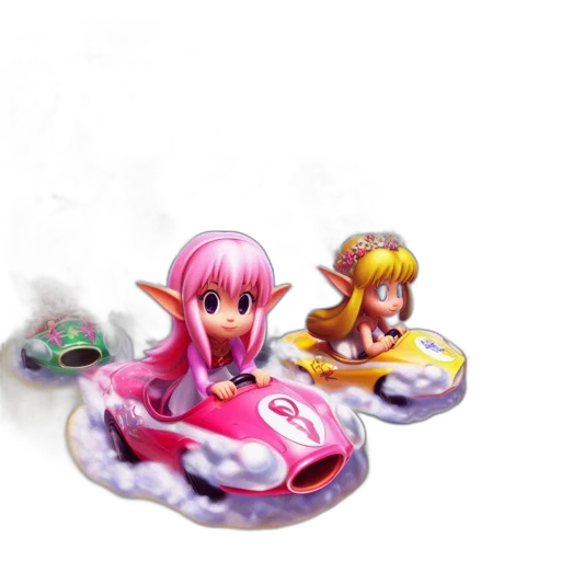 concept art, fantasy art, 3d render, pixel art transparent PNG cut-out
