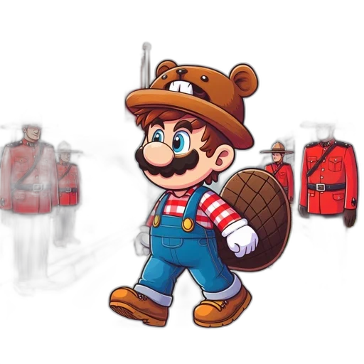 jacket, staff, animal, weapon transparent PNG cut-out